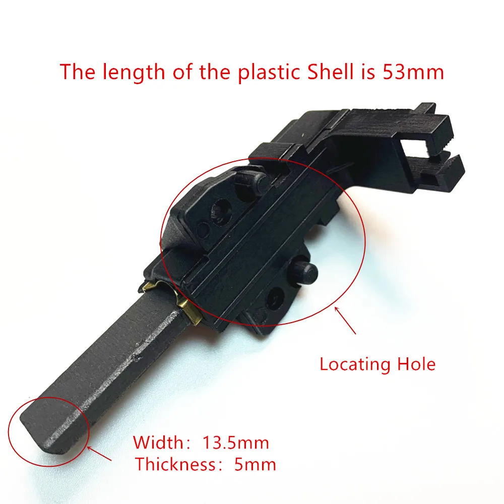 Щетки угольные для стиральной машины SIEMENS XQG52-08X2N0, WM08X2N0TI, XQG45-1098, 5x13, 5, silver2185, 2 шт.