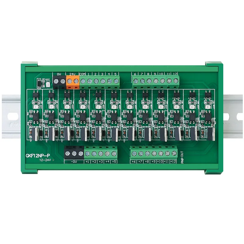 PLC DC output Din Rail amplifier board  PLC Relay Board 24V MCU control board SOM transistor  2/4/6/812/16 Way