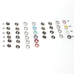 JYMISS-Edelstahl-Metall-Druckknöpfe, Silber ton, ohne Nähen, 9,5mm, 50Set, Kinder bekleidungs knopf