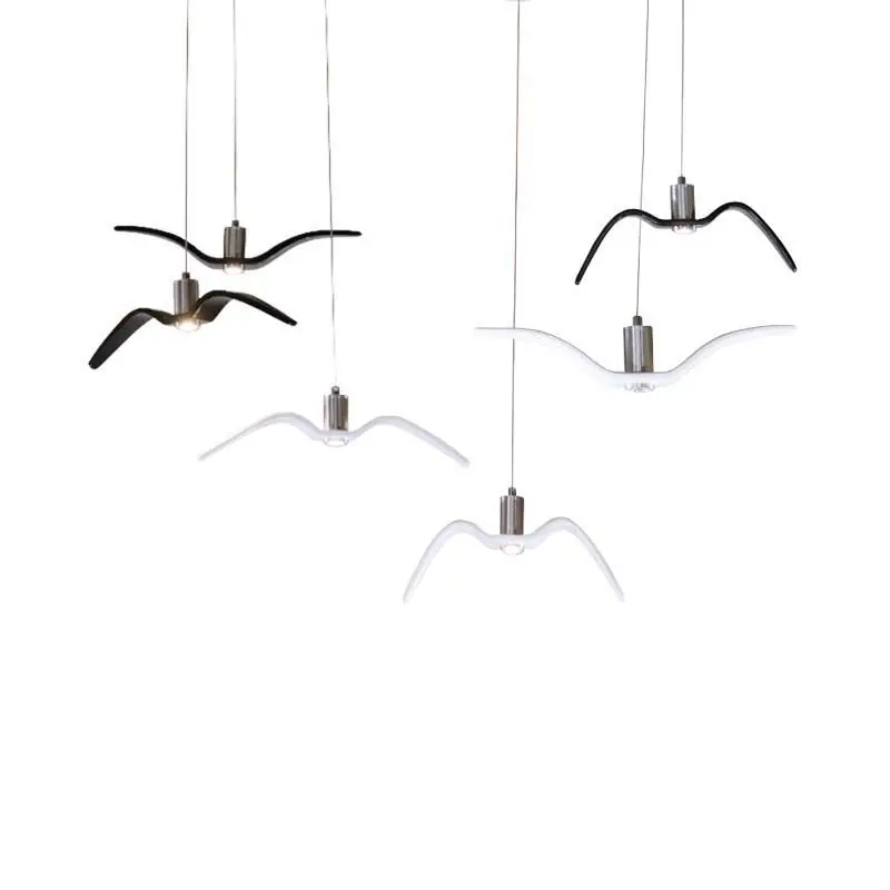 

Pendant Lamp Nordic Post-Modern Restaurant Creative Bar Clothing Store Window Decoration Swallow Bird Seagull Chandeliers