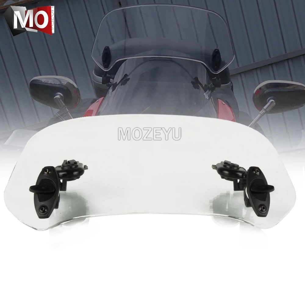 Motorcycle Windshield Extension Spoiler Windscreen Air Deflector For Buell XB12 XB12S XB12Scg Ulysses XB12XT XB12X XB12R XB9