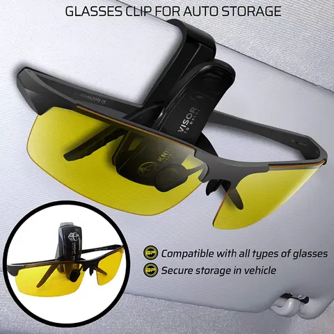 Night Driving Glasses -Semi Polarized Yellow Tint  Vision Anti Glare Lens UV400 Driver Unbreakable Metal Frame Sunglasses N001