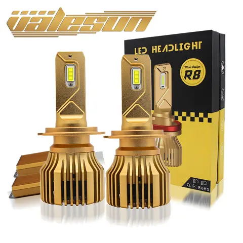 R8 Ampoule Lampada Led H7 Voiture H4 Led Headlight Coche Moto H11 Led Canbus Headlight Bulb 6000K White 12V