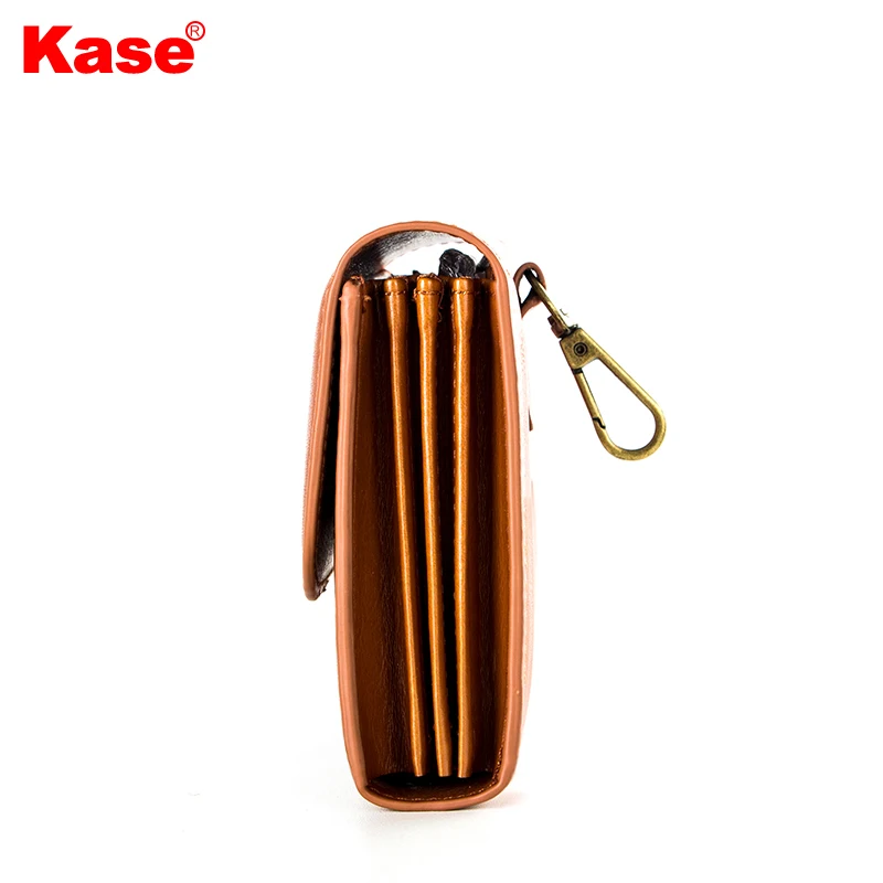 Bolsa de filtros Kase para filtros circulares de 58 mm, 62 mm, 67 mm, 72 mm, 77 mm, 82 mm y 95 mm, puede almacenar 5 filtros