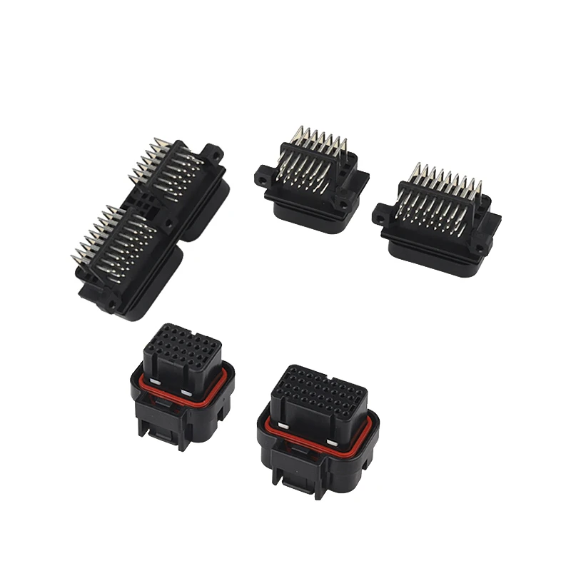 1 Zestaw 26/34/60 Pin 3- 1437290 -7 4- 1437290 -0 Samochodowe męskie żeńskie TE AMP Tyco SUPERSEAL 1,0 MM Wodoodporna wtyczka złącza oleju i gazu samochodowego — zdjęcie 2