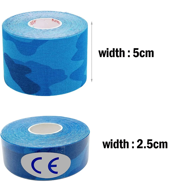 6 Rolls Kinesiology Tape 2 Inches 5M Athletic Sports Tapes Waterproof Knee Shoulder Ankle Elbow Physio Strain Injury Support