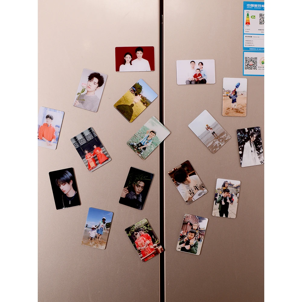 

Fridge Magnet Photo Custom Lovers Family Baby Birthday Commemorative Valentin's Day Gifts Refrigerator Magnetic Set Decoration