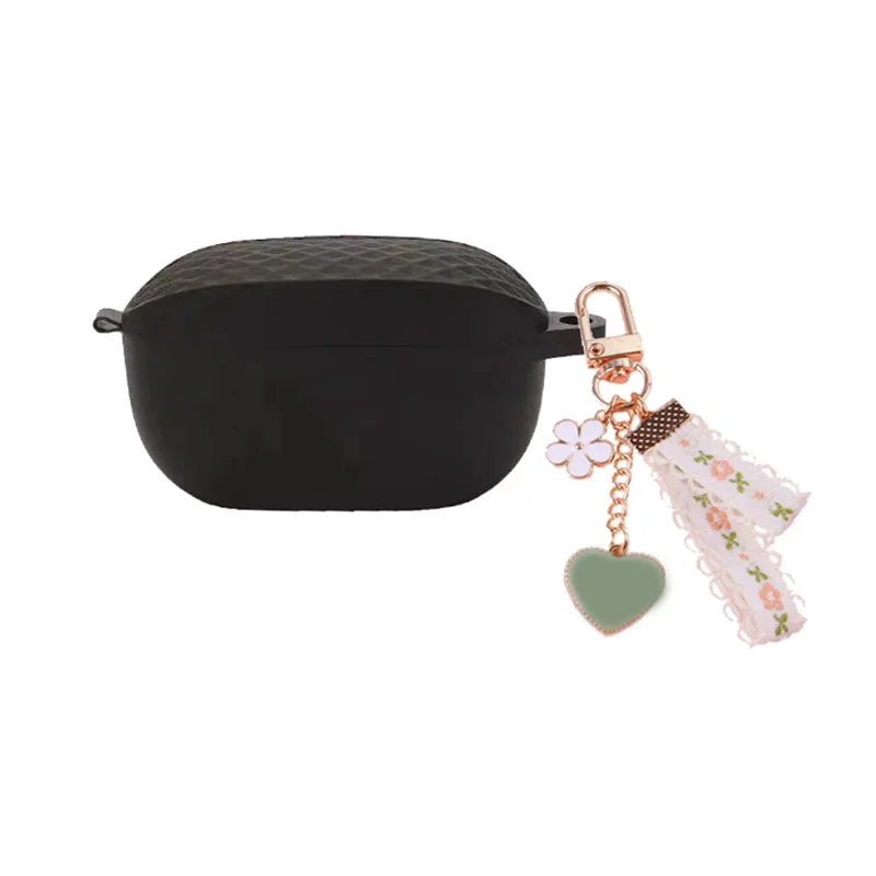 Fundas ل JBL موجة 100 TWS حالة أزهار لطيفة مع المفاتيح سماعة سيليكون الحال بالنسبة JBL100TWS غطاء وقائي ل jbl w100