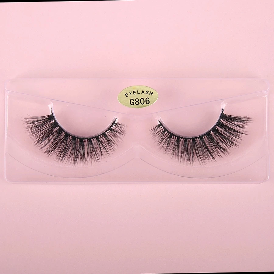 Faux 3D Mink Lashes ขายส่ง10/50/100คู่แต่งหน้า Eyelash Extension เครื่องมือสำหรับความงามขนตาธรรมชาติ Mink Fluffy lash จำนวนมาก