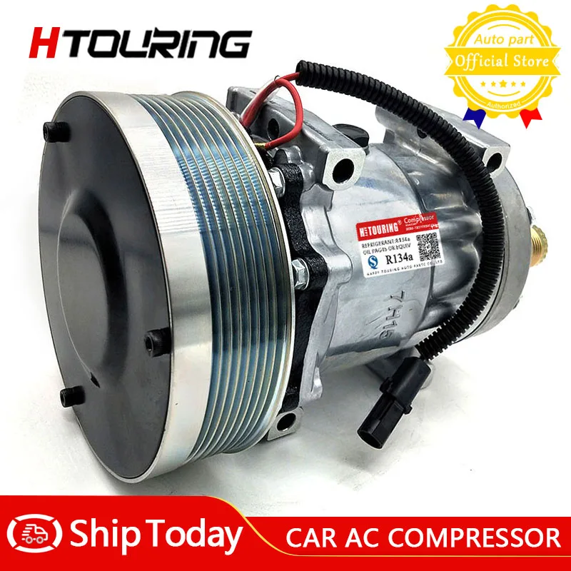 SD7H15 air conditioner a/c ac compressor for New Holland Tractor 317008A2 317008A3 86992688 86993463 58792 4768 4499 8010