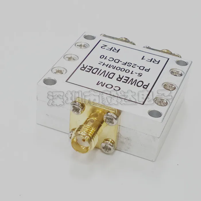 Divisore di potenza madre SMA da uno a due divisore di potenza SMAK 5-1000M Test di bassa attenuazione a bassa frequenza