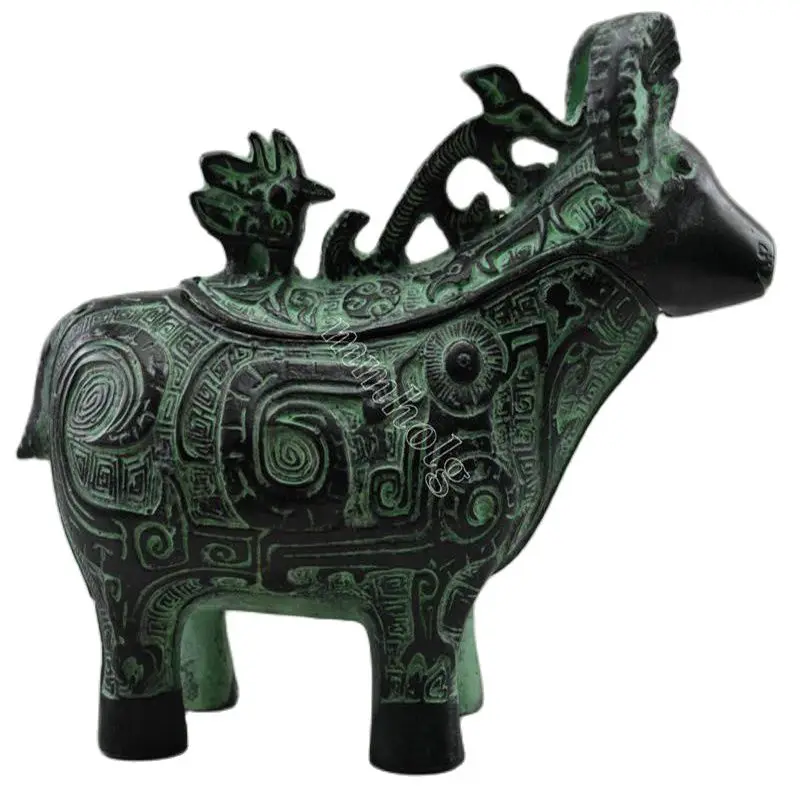 

China Hand Made Bronze Sheep Statue Incense Burner