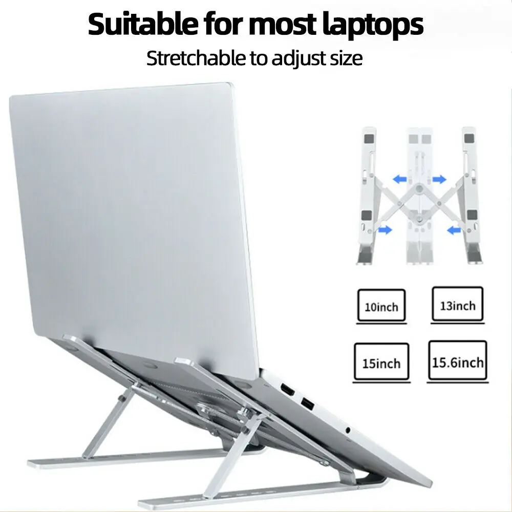 Aluminium Klapp Computer Schreibtisch Einstellbare Notebook Stand Notebook Tablet Ständer