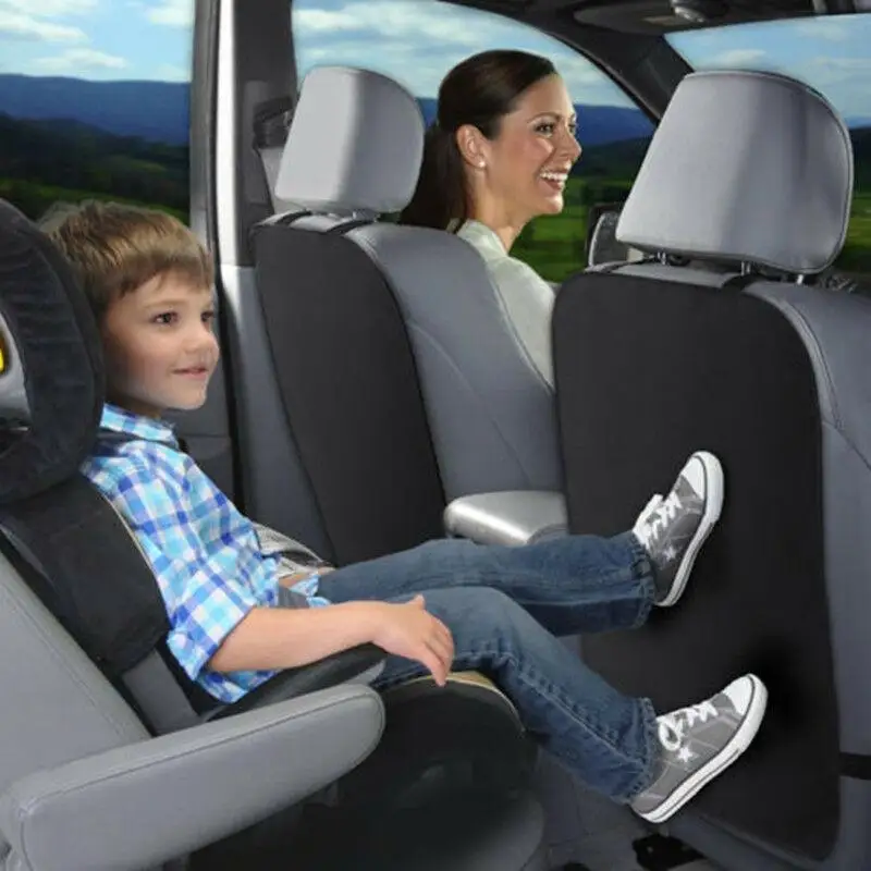 Funda protectora para asiento trasero de coche, alfombrilla antisuciedad escalonada para niños, accesorios para bebés, sólido, suave, a la moda, 2020