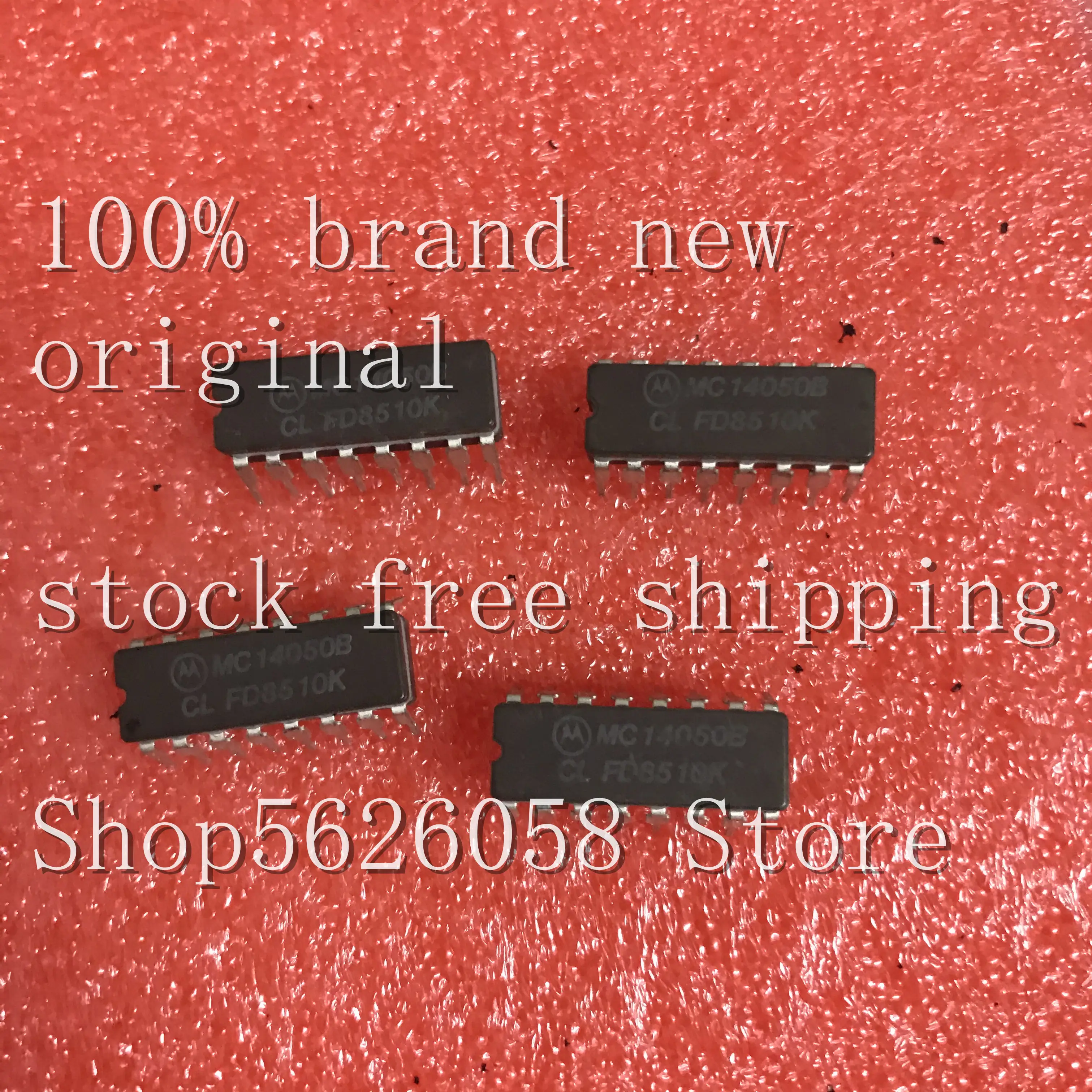 

10PCS/LOT MC14050BCP MC14050B DIP16 DIP 100% Original spot bag mail