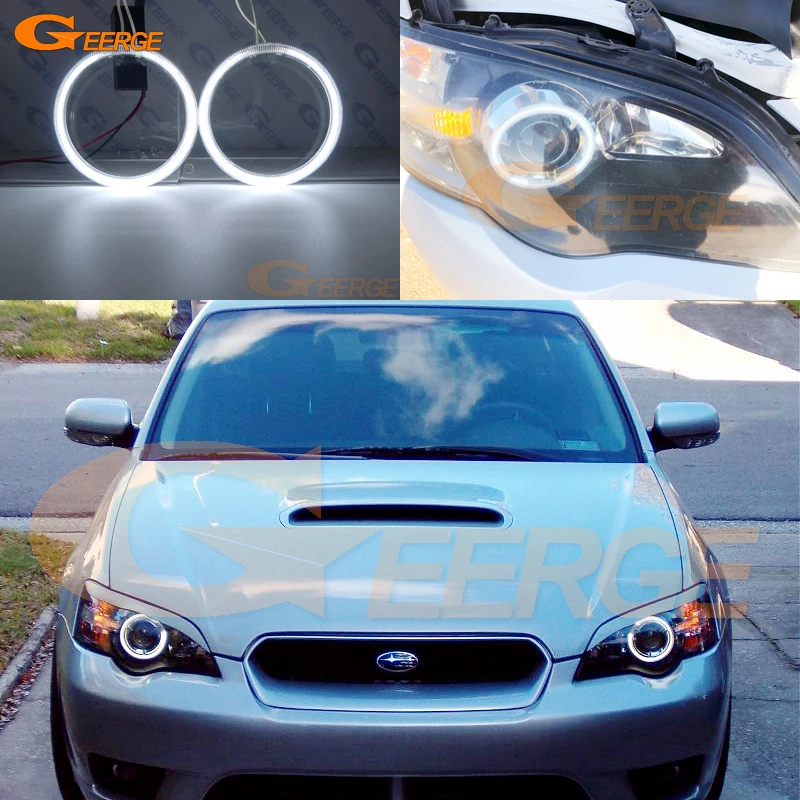 For Subaru Legacy B4 Liberty IV 2004 2005 2006 Excellent Ultra Bright CCFL Angel Eyes Halo Rings Kit Car Accessories