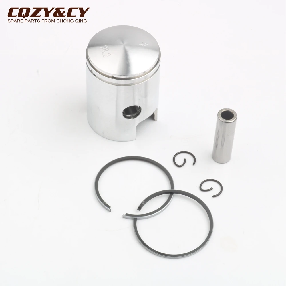 38.2mm high quality Piston kit for Piaggio Boss 50 Boxer Bravo Ceao Grillo Ciao Si 50cc 10mm Engine parts