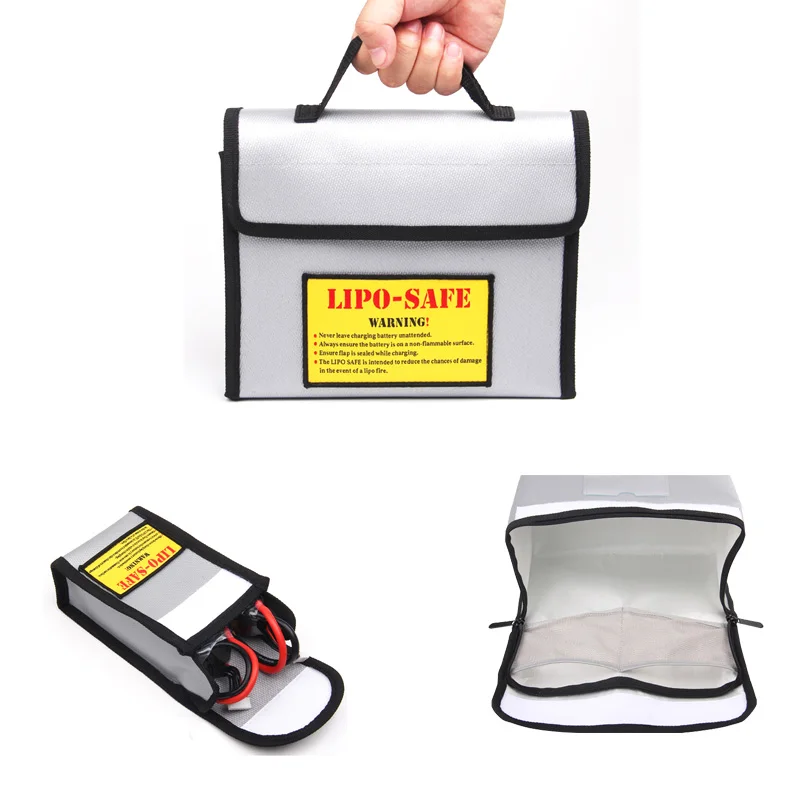 Fireproof Waterproof Lipo Battery Explosion Proof Safety Bag Fire Resistant for Lipo Battery FPV Racing Drone RC Model