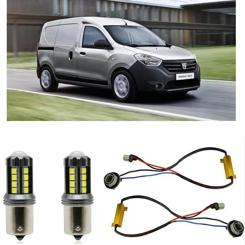 

Fog lamps for RENAULT DOKKER - Box 2013.12 - Stop lamp Reverse Back up bulb Front Rear Turn Signal error free 2pc