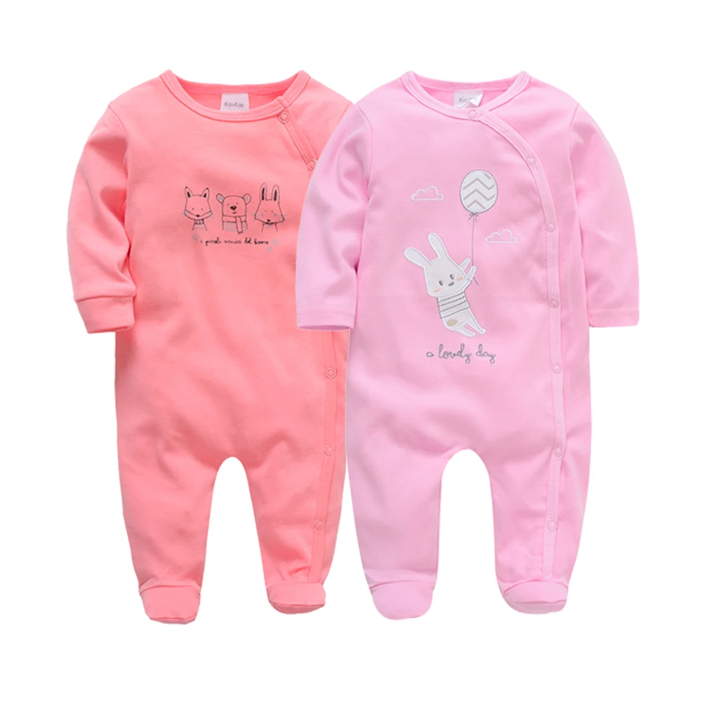 

Kavkas 2021 Baby Rompers 2pcs/lot Long Sleeve Cotton Winter Baby Girls Clothes roupa de bebes 0 3 6 9 12 months Full Jumpsuit