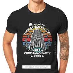 Nakatomi Plaza Hip Hop koszulka świąteczna 1988 rekreacyjna Plus Size T Shirt letnie T-shirty dla dorosłych