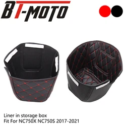 Motorcycle Trunk Protector Liner 22Liter Storage Box Tank Compartment Pad For Honda NC 750 X NC750X NC750 NC700 NC700X 2013-2020