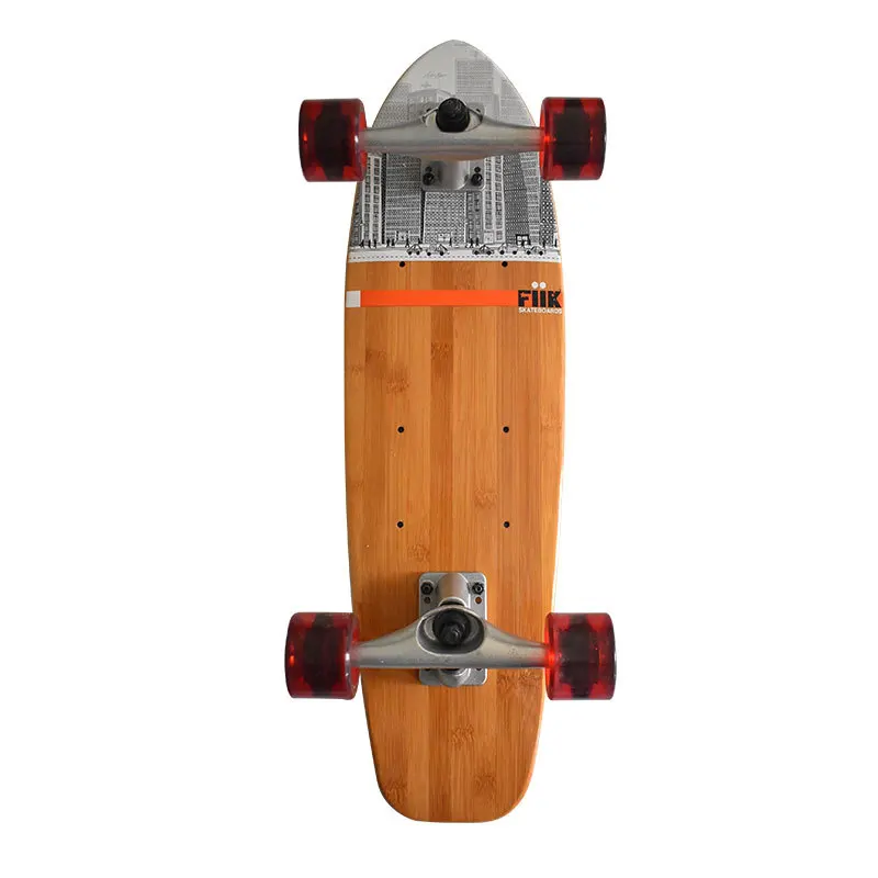 

68x11x25cm Mini Cruiser Board Quality Wood Skateboard Bamboo Aluminium Alloy Skateboards Retro Peny Skate Board Street Longboard