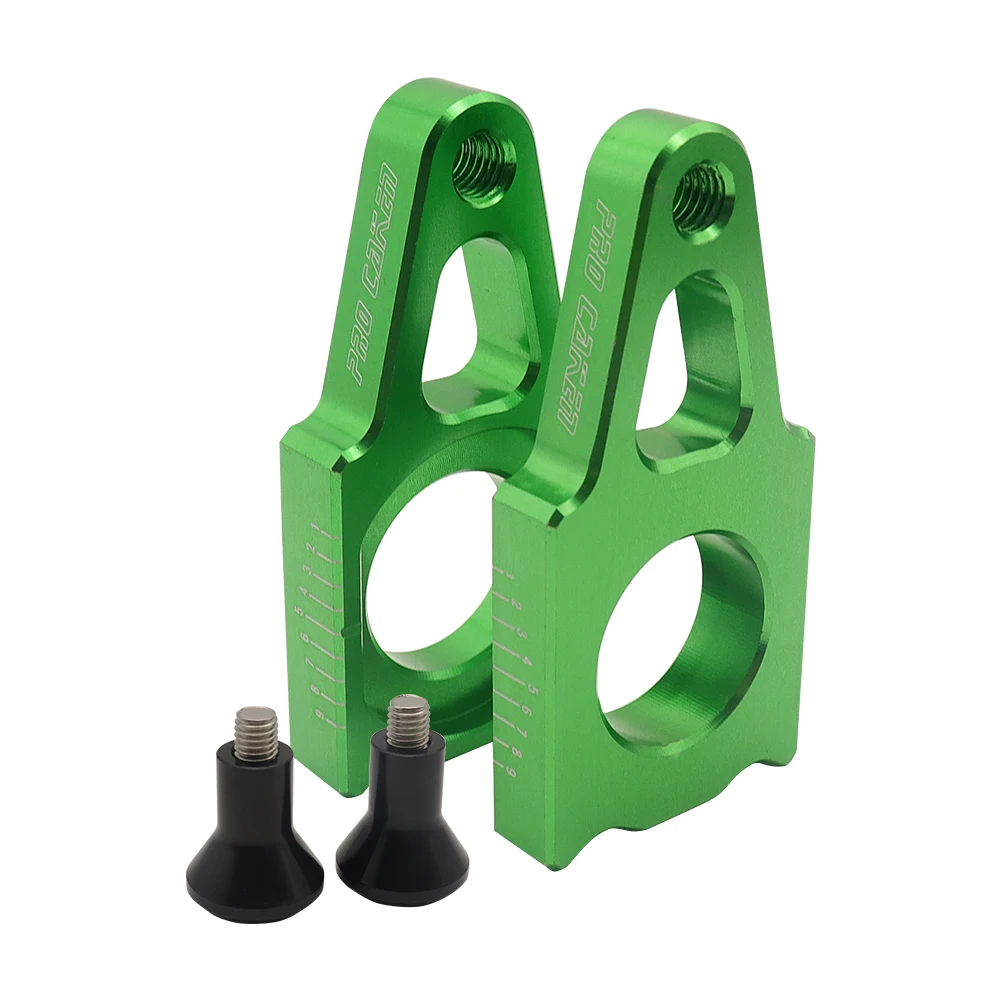 Voor Kawasaki KX125 250 250F 450F KLX450R Kx 125 250 250F 450F Klx 450R 450 Blokken Achteras Blok Keten richter Kettingspanner