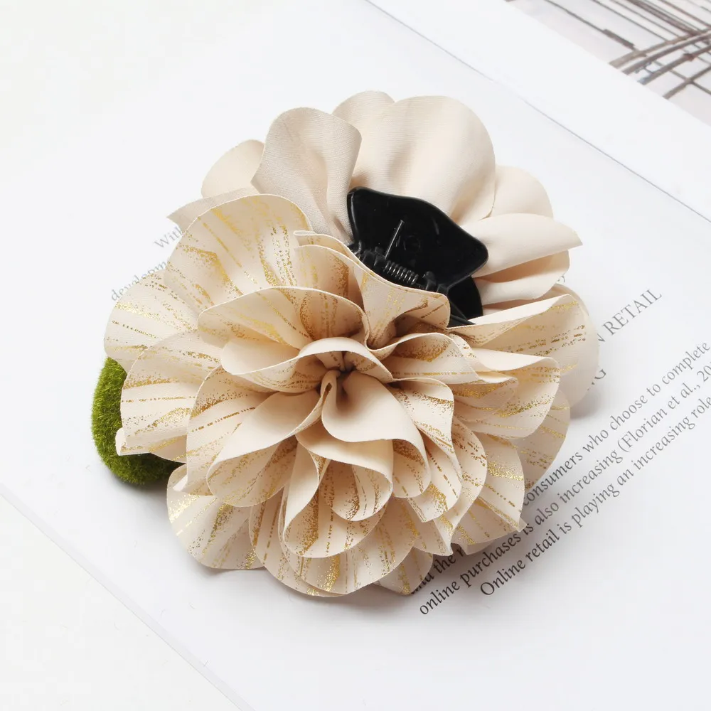 Flower Hair Claw Clips for Women Girls Crab Hair Clip for Hair Hairpin Barrette Plastic Hair Clamps Headwear Hair Accessories