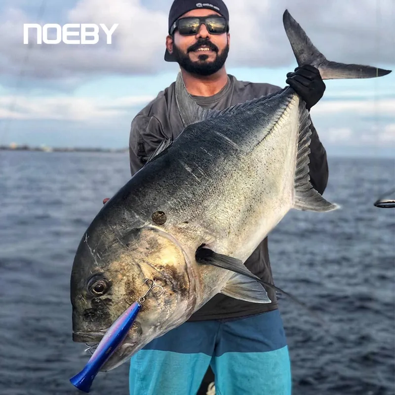 Noeby-umpan pancing permainan besar, umpan keras buatan, wobbler air atas, Popper untuk memancing laut, umpan Tuna, 200mm, 116g