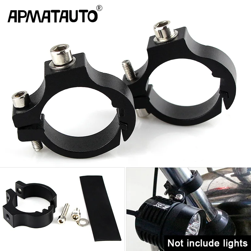 Apmatauto Aluminum bicycle light holder electric motorcycle clamp flashlight clip led headlight rotary clamp