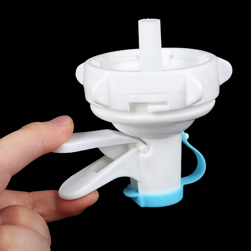 1pc Plastic Small Portable Camping Home Inverted Water Dispenser Spout Bottle Cap Reusable with Faucet Dust Cover