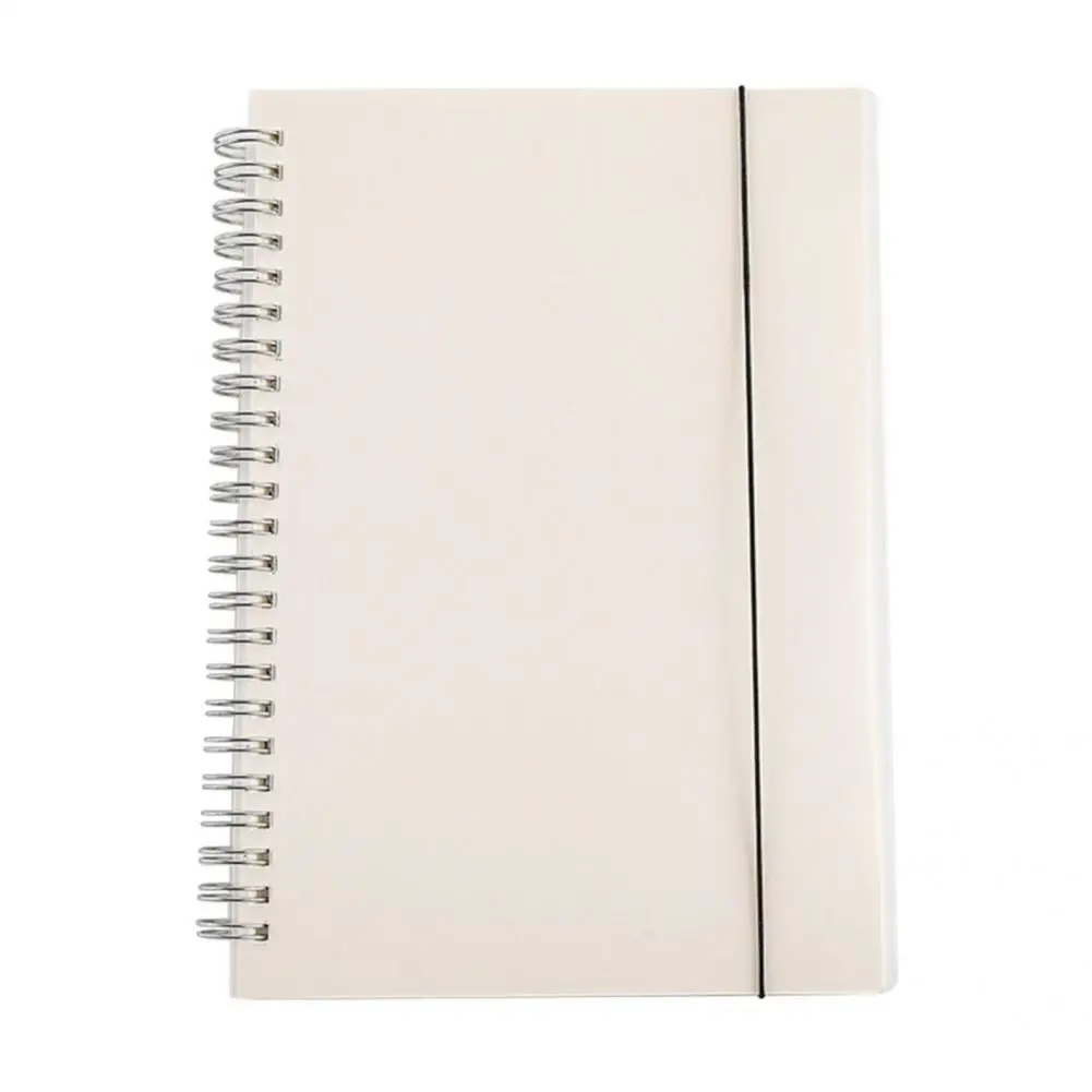ด้วยเชือกยืดหยุ่นที่ไม่ซ้ำกันนักเรียนใช้เกลียวพิเศษ Spiral Bound Notebook ตรงสายอุปกรณ์โรงเรียน