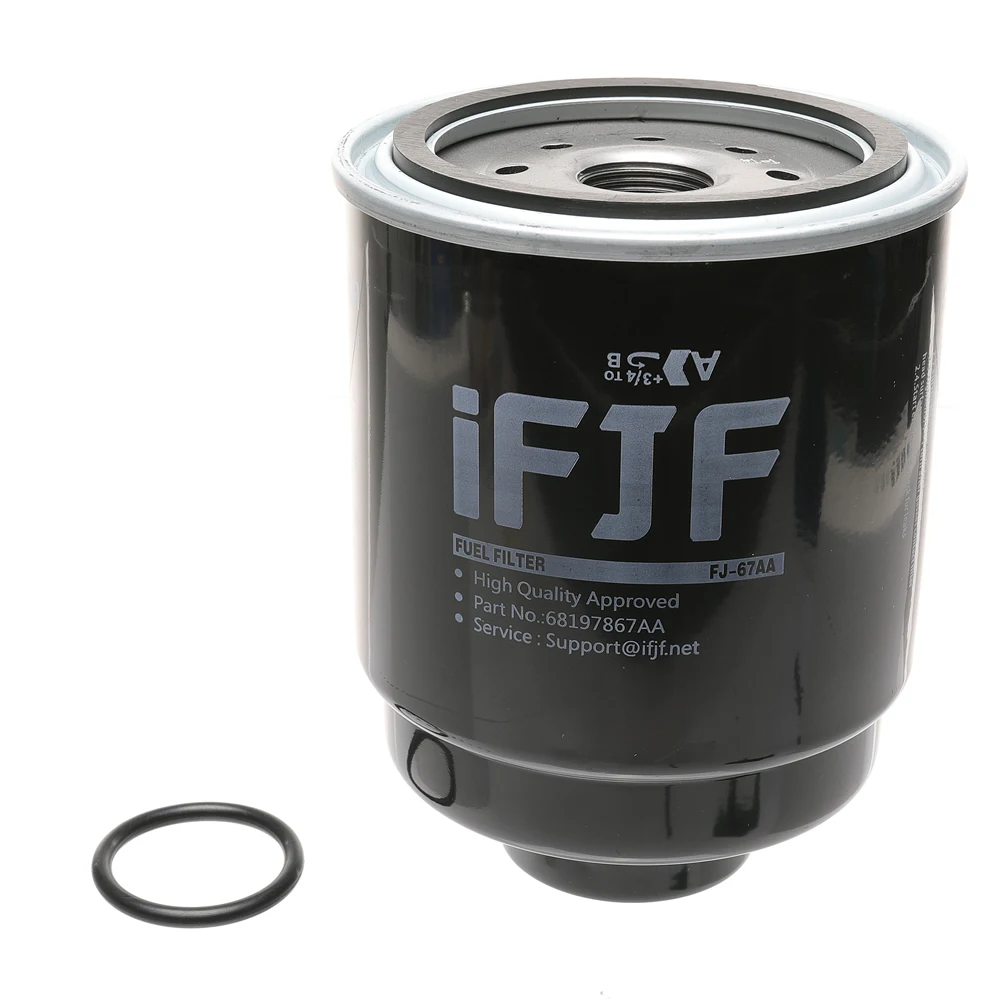 Diesel Fuel Filter Rear Water Separator 68197867AA for 2013-2017 Dodge Ram 2500, 3500, 4500, 5500 6.7L Cummins Diesel Engines