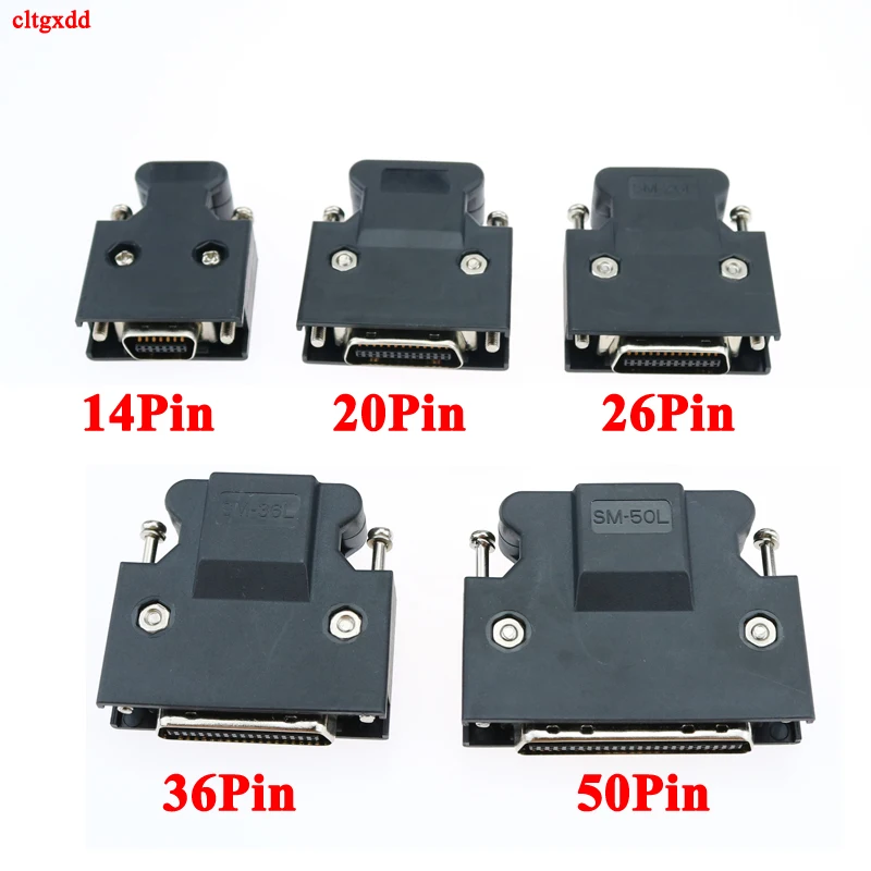 1x Złącze SCSI Typ gniazda HPCN 14 20 26 36 50 Wtyczka męska do sterowania serwomotorem Panasonic Yaskawa Mitsubishi MDR IO Control