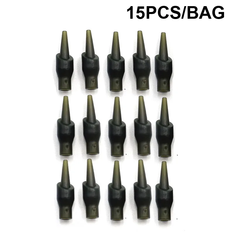 15pcs Carp Fishing Run Rig Accessories Kit Heli Chod Rig Ring Clips Rubber Bead for Fishing Helicopter Rig Connector Carp Tackle - view 6