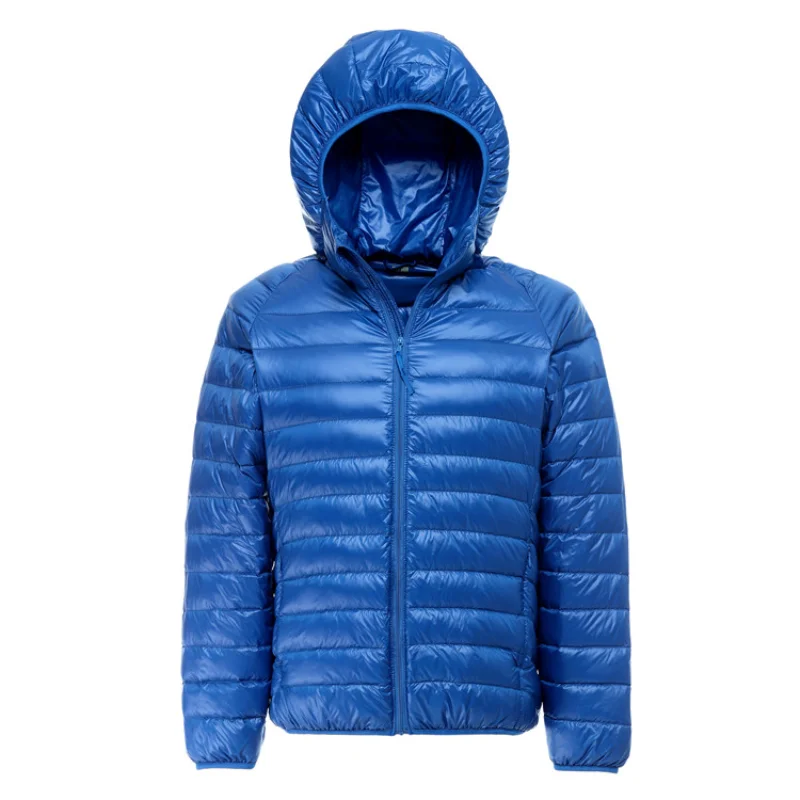 2021 Ultra Licht Herbst Winter Mode Marke Ente Unten Jacke Männer Mit Kapuze Wasserdichte Streetwear Feder Mantel Warme