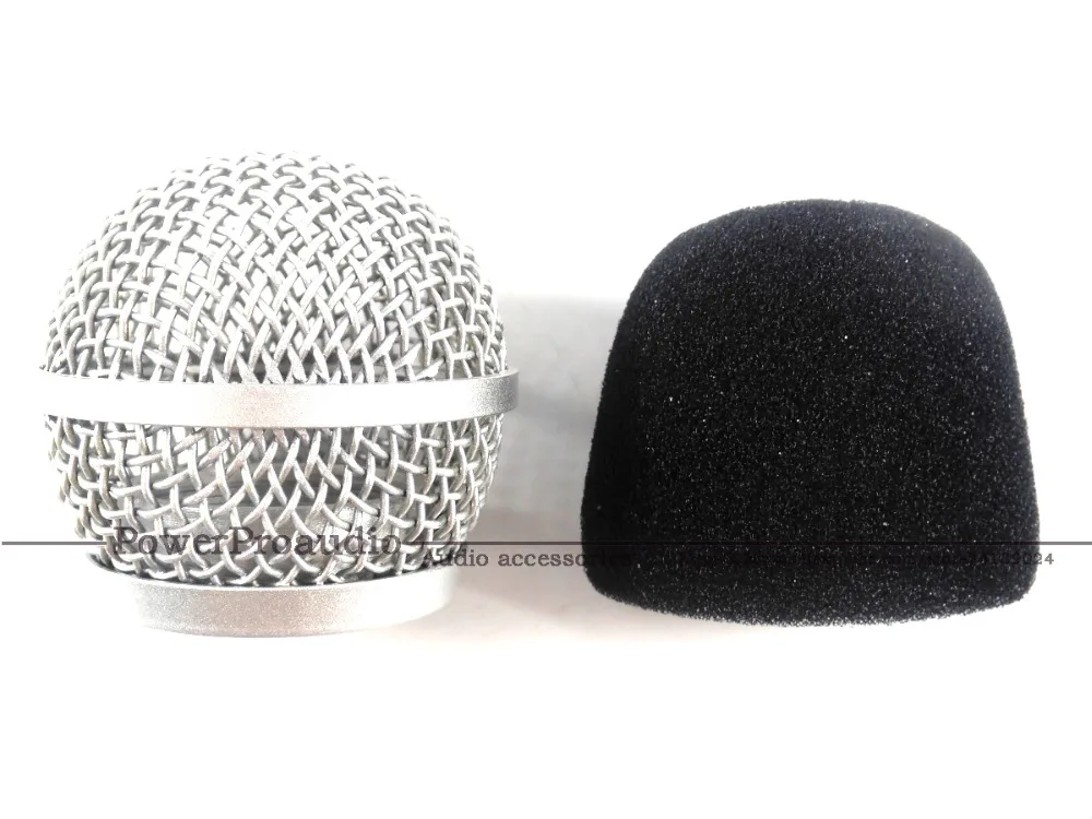 4 قطعة/الوحدة جديد استبدال الكرة رئيس شبكة ميكروفون مصبغة ل شور PG58 PG 58 اكسسوارات