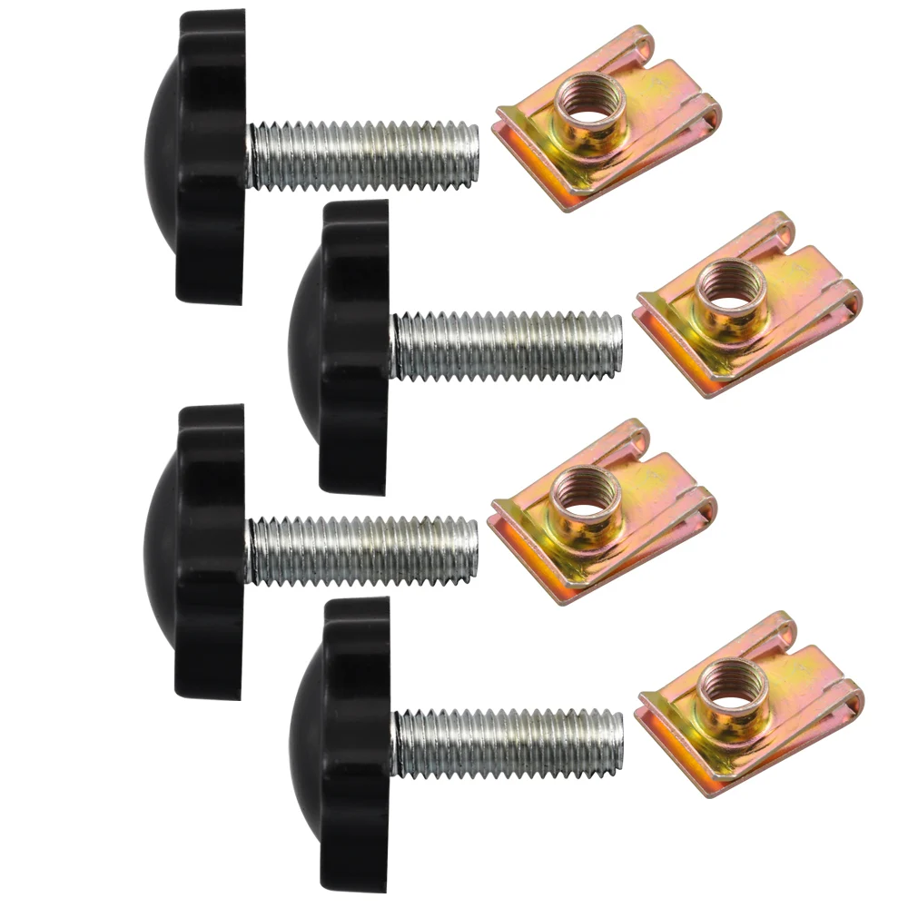 Black Motorcycle Saddlebag Locks Mounting Security Theft Deterrent Bracket Hardware Screw Bolt for Harley Touring  1988-2018