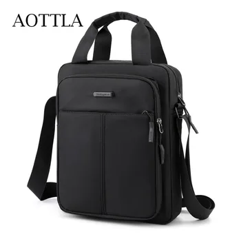 AOTTLA-대용량 패션 클래식 캐주얼 숄더백 남성용, 저렴한 메신저 가방 핸드백 고품질 새로운 크로스바디 백