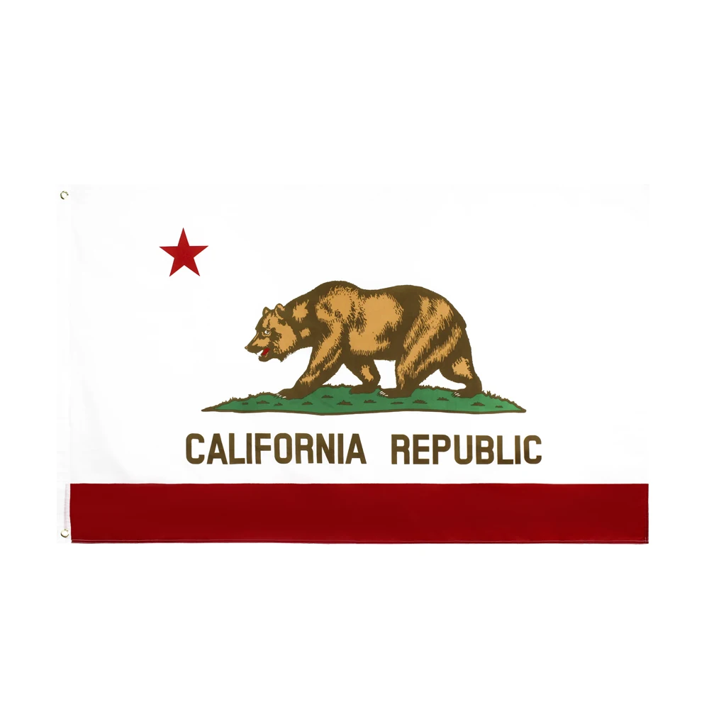 johnin 90*150cm us usa state bear california flag