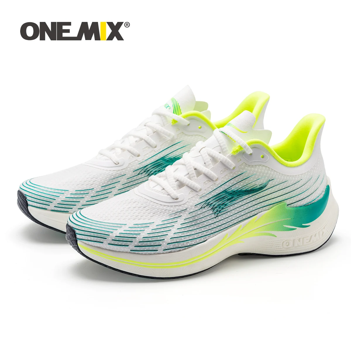 Onemix Women Sneakers Luxury Brand High Quality 2021 New Professional Marathon Carbon Plate Breathable Mesh Running Shoes