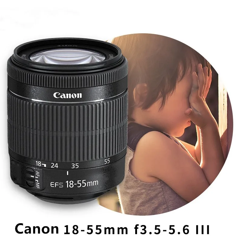 Canon 18-55 Lens Canon EF-S 18-55mm f/3.5-5.6 III Lenses for 1100D 1200D 1300D 550D 600D 700D 750D 760D 70D 60D Rebel T3i T5i T6