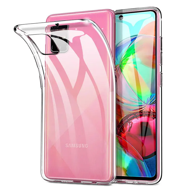 Ultrathin Phone Case For Samsung Galaxy A01 Core A12 A52 A32 A11 A21S A31 A41 A51 A71 A81 A91 5G 360 Full Cover Soft TPU Case