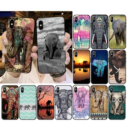 cute elephant Phone Case For iPhone 15 14 13 12 11 Pro Max 12 mini XS MAX XR SE2 8 7 Plus X