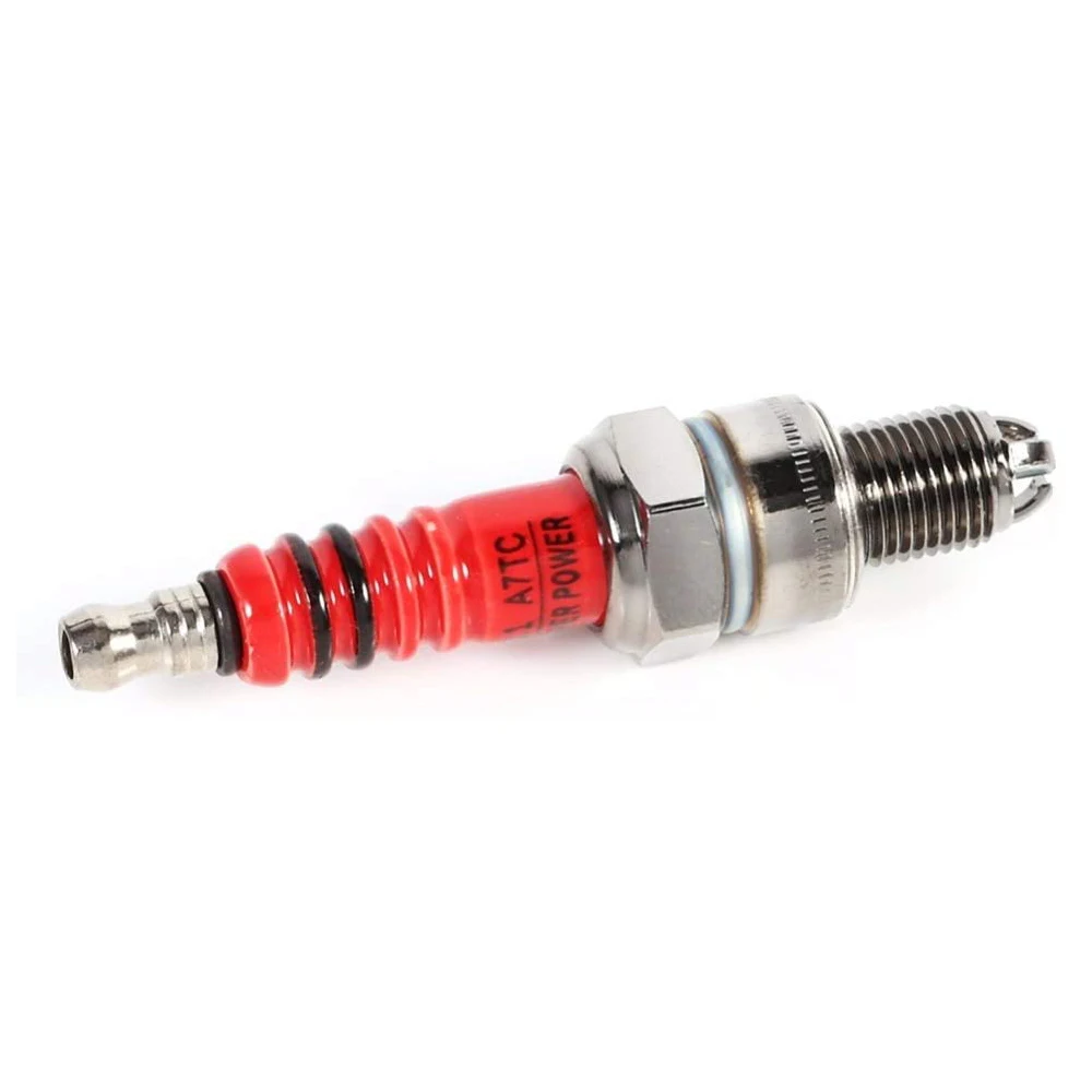 2pcs High Performance 3 Electrode Iridium Spark Plug 10mm For Scooter Atv Quads For GY6 50cc 110cc 125cc 150cc