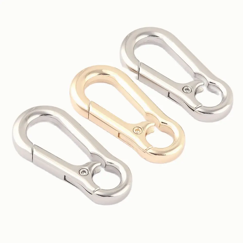 

Gold Spring Round Oval O Ring Gate Jewelry Charm Snap Hook,Metal Purse Handbag Hardware Bag Push Clasp Webbing Clip Buckle