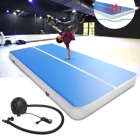 

Big Size Gymnastics Training Track For Taekwondo 8M Inflatable Airtrack Mat With Pump DWF Air Floor Tumbling High Jumping Track