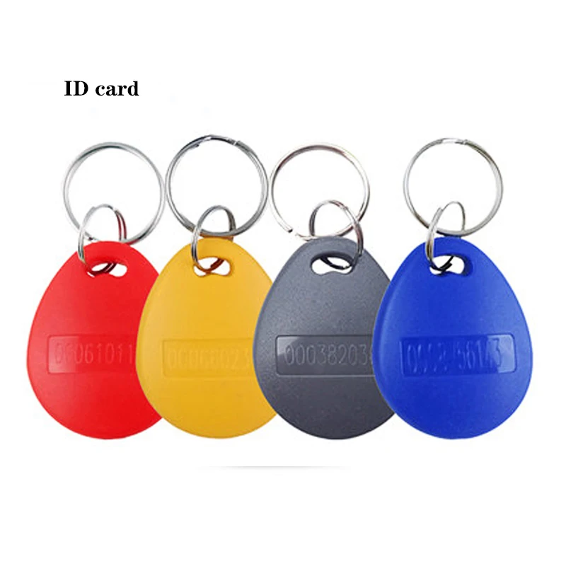 125KHz ID EM-03 TK4100 Waterproot  Proximity RFID Card Keyfobs Key Fob Access Control Smart Card 5 Colors Keyfob Free Shipping