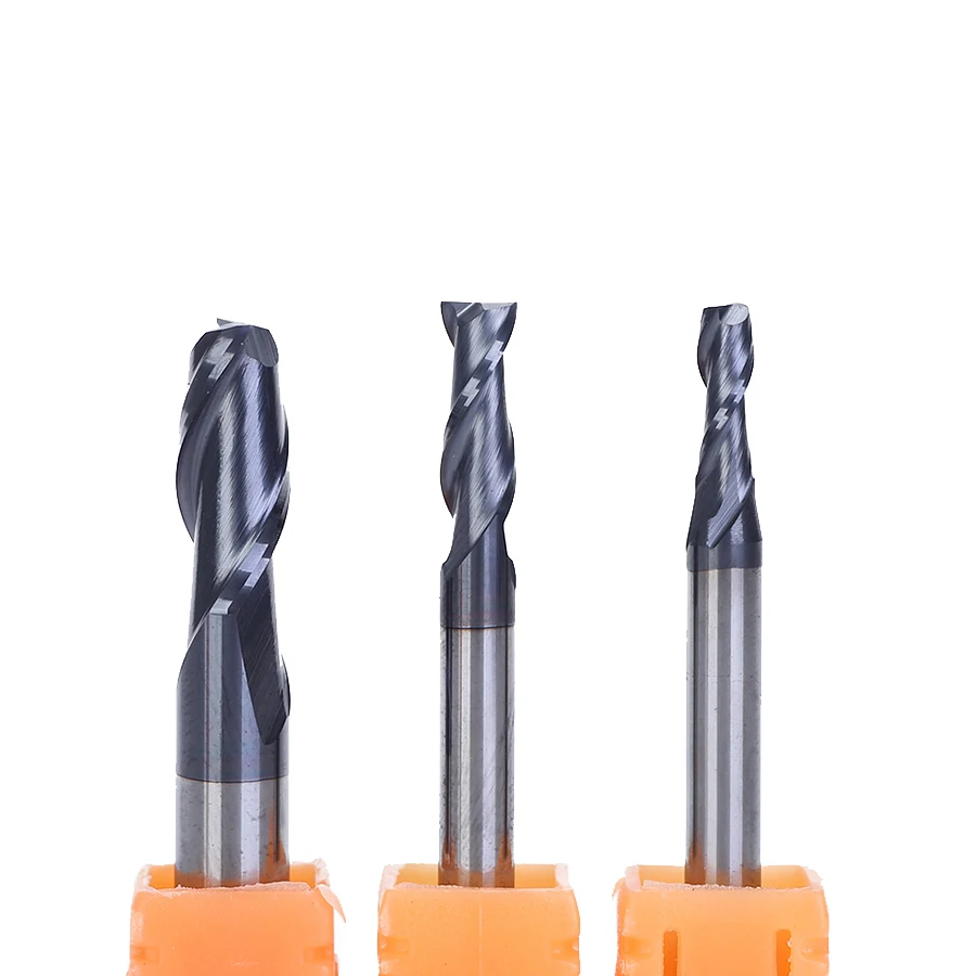 UCHEER 1 pz HRC45 2 flauto 8/10/12/14/16/18/20mm lega di carburo di tungsteno fresa in acciaio fresa utensili CNC macchine utensili